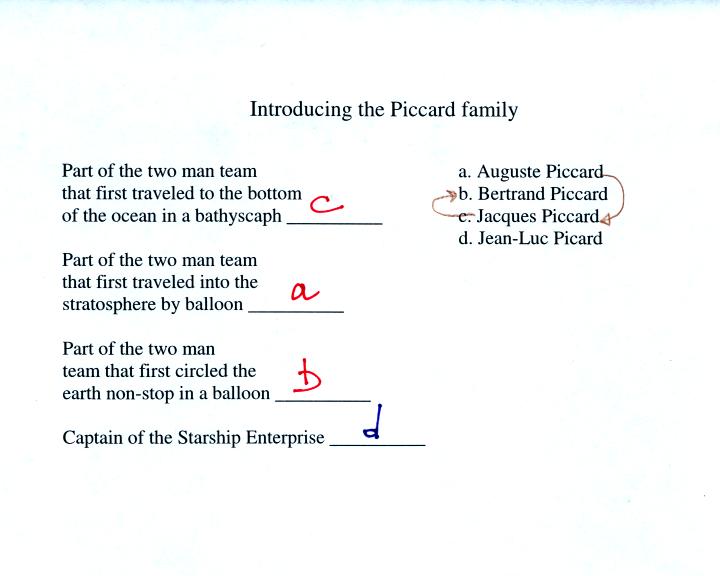 the Piccard family
