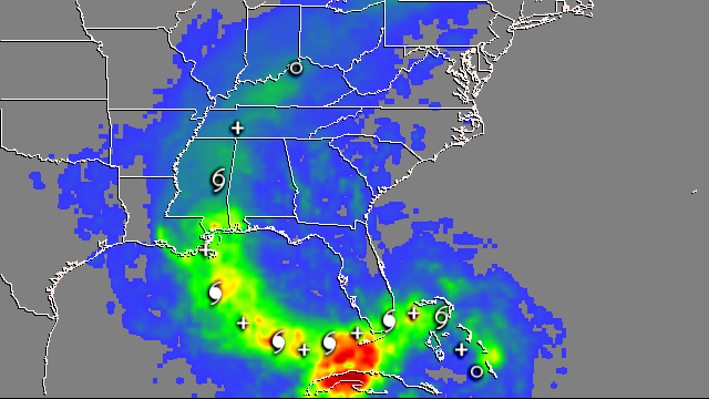 Katrina rainfall