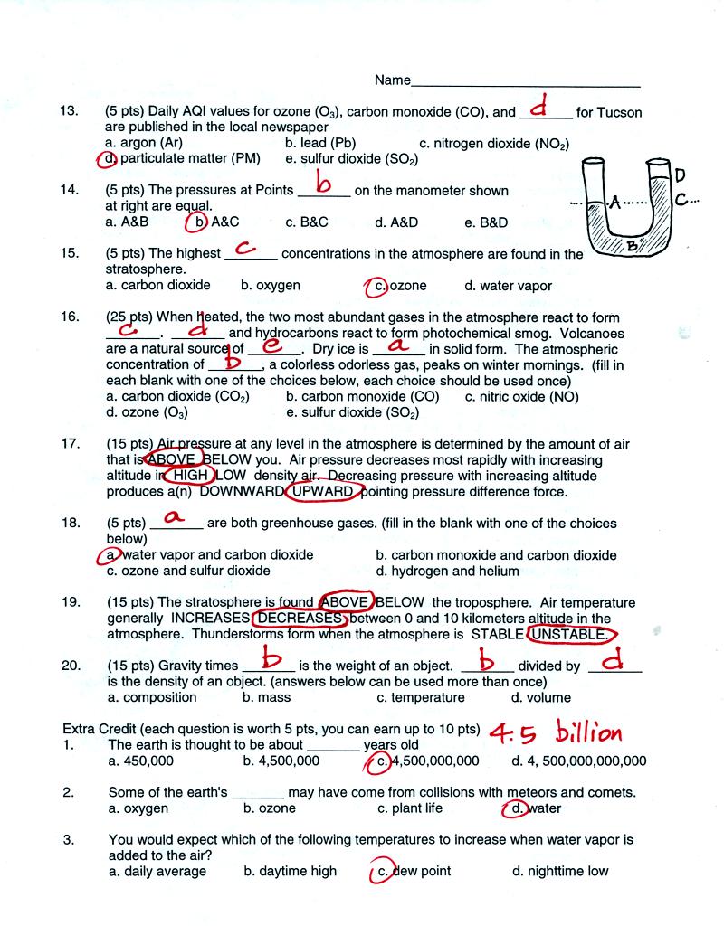 Practice Quiz Answers