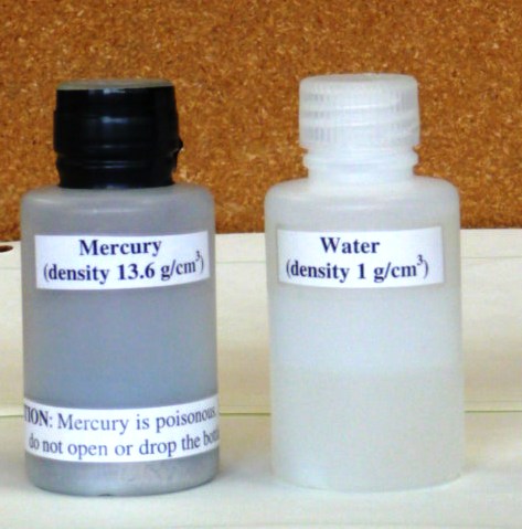 Where does liquid mercury come from?