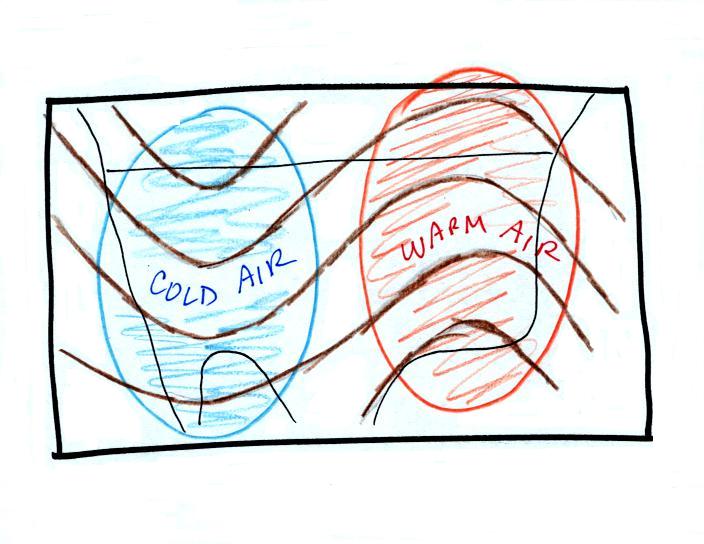 Isobaric Patterns Of A Synoptic Weather Chart